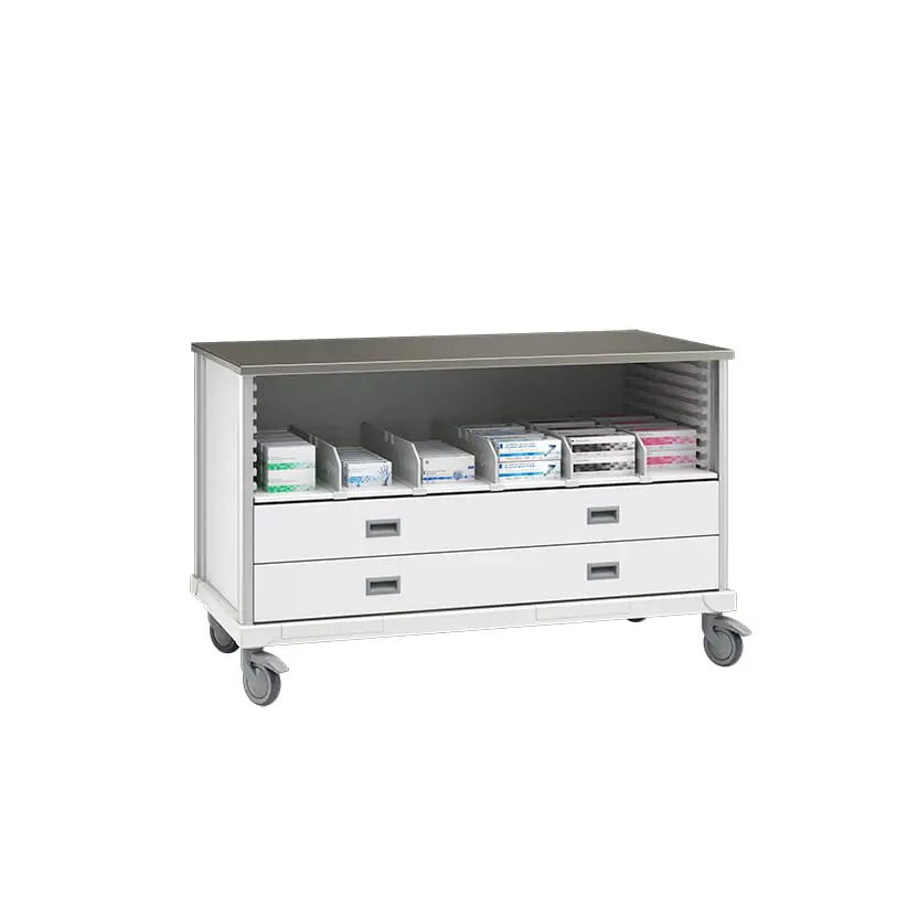 ECP Cart with Drawers and Dividers