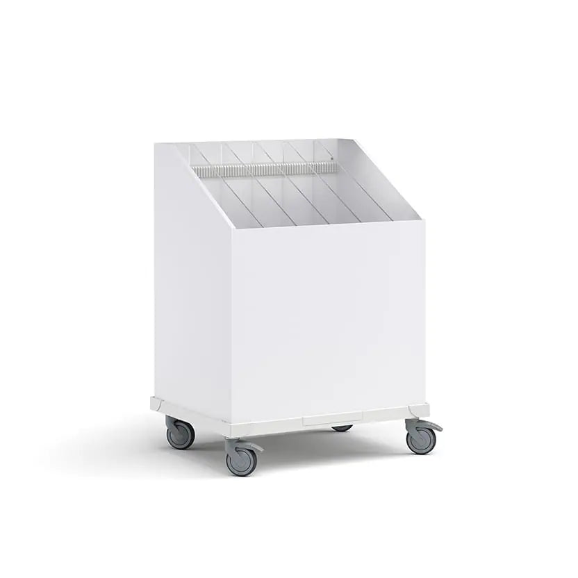Open Catheter Box Storage Cart