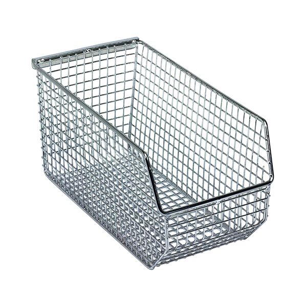 ULTRA MESH BIN CHROME, Case of 10 Bins