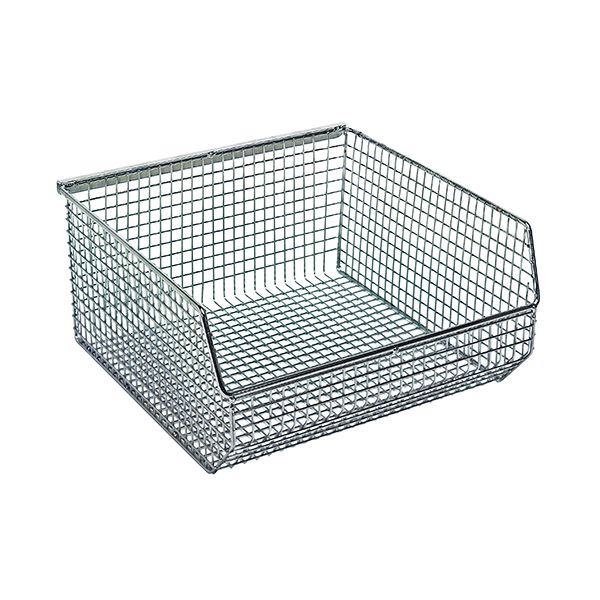 ULTRA MESH BIN CHROME, Case of 10 Bins
