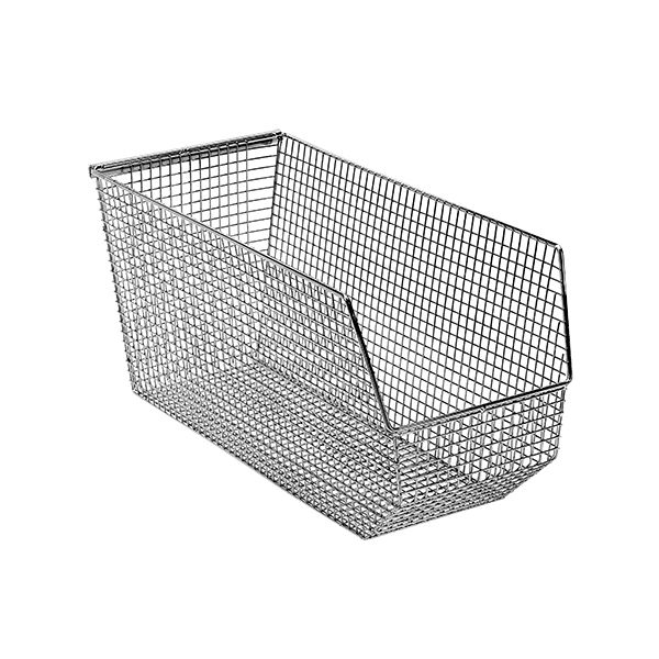 ULTRA MESH BIN CHROME, Case of 5 Bins