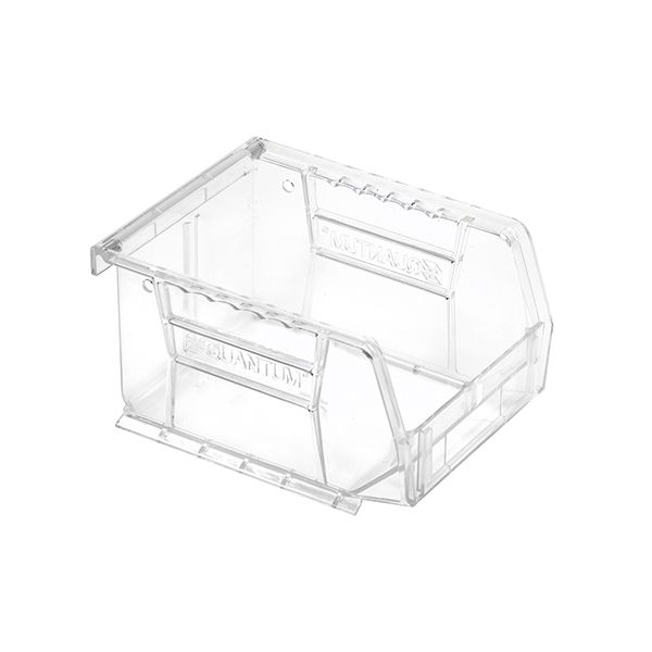 CRYSTAL CLEAR ULTRA STACK & HANG BIN 5-3/8in x 4-1/8in x 3in, Case of 24 Bins