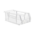 CRYSTAL CLEAR ULTRA STACK & HANG BIN 7-3/8in x 4-1/8in x 3in, Case of 24 Bins