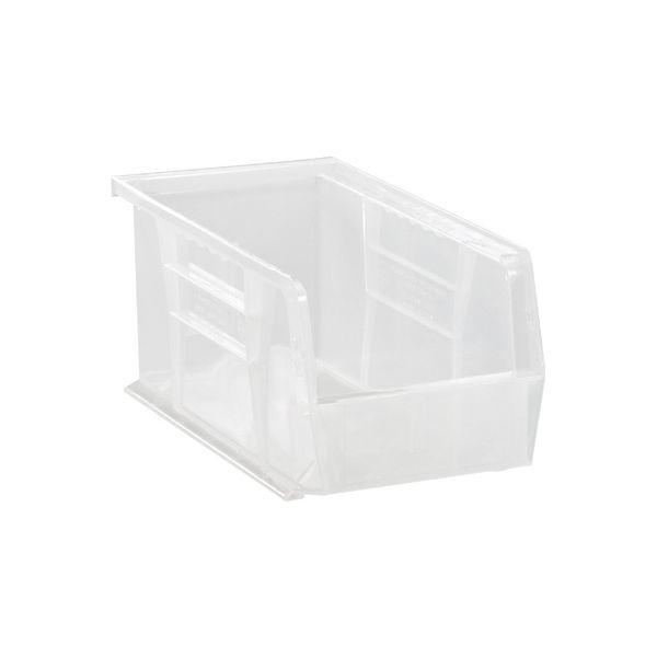 CLEAR-VIEW ULTRA STACK & HANG BIN 10-7/8in x 5-1/2in x 5in, Case of 12 Bins