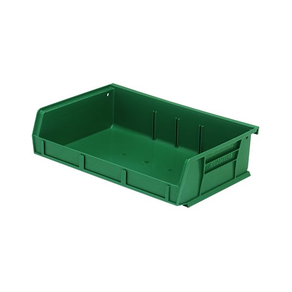 ULTRA STACK & HANG BIN YELLOW 7-3/8in x 11in x 3in, Case of 8 Bins