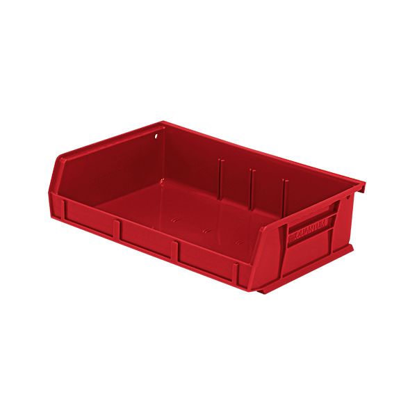ULTRA STACK & HANG BIN YELLOW 7-3/8in x 11in x 3in, Case of 8 Bins