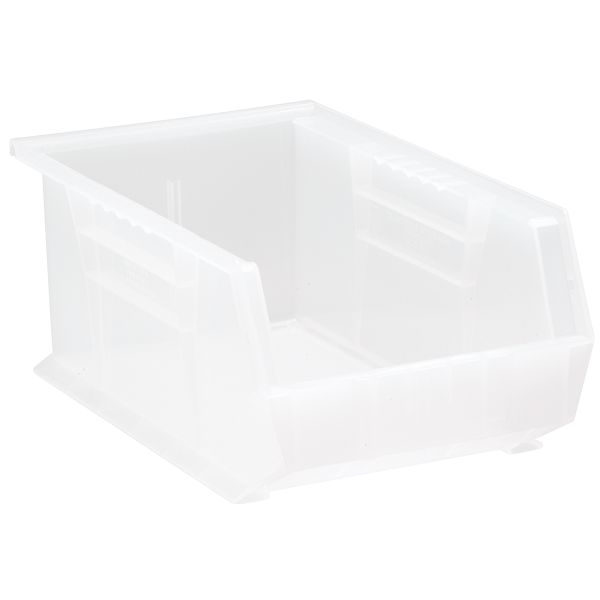 CLEAR-VIEW ULTRA STACK & HANG BIN 13-5/8in x 8-1/4in x 6in, Case of 12 Bins