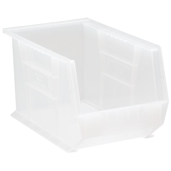 CLEAR-VIEW ULTRA STACK & HANG BIN 13-5/8in x 8-1/4in x 8in, Case of 12 Bins