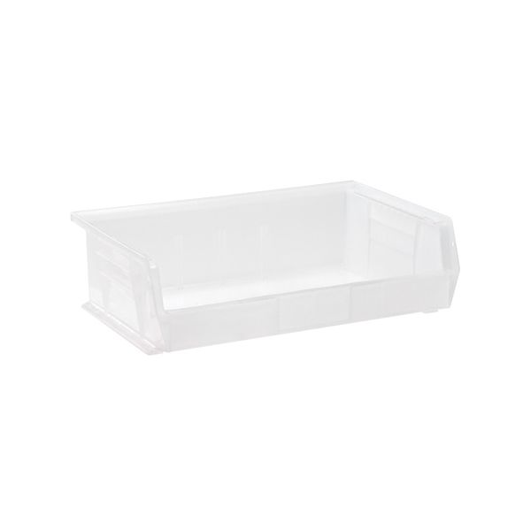 CLEAR-VIEW ULTRA STACK & HANG BIN 10-7/8in x 16-1/2in x 5in, Case of 6 Bins