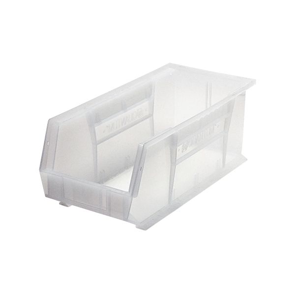 CLEAR-VIEW ULTRA STACK & HANG BIN IVORY 18in x 8-1/4in x 7in, Case of 6 Bins