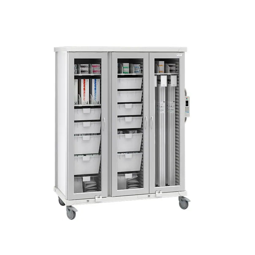 Roam 3 3-Cue Catheter and Supply Cart
