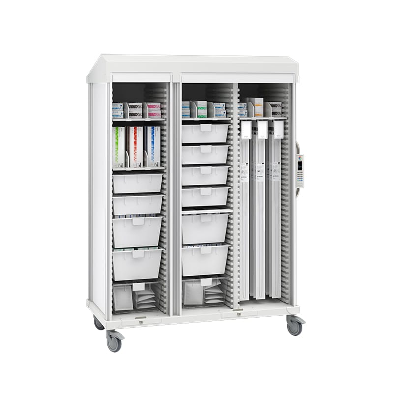 Roam 3 3-Cue Catheter and Supply Cart