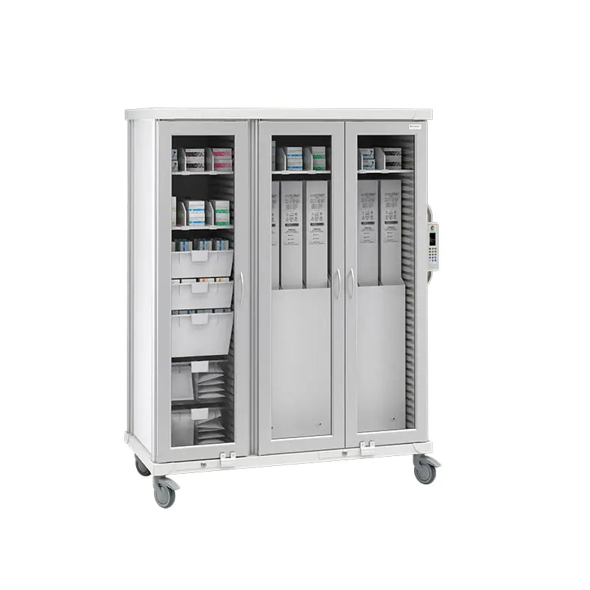 Roam 3 Boxed Catheter and Supply Cart
