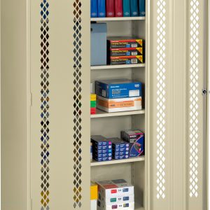 STANDARD STORAGE CABINET WITH PERFORATED DOORS (ASSEMBLED) - 7218-PD