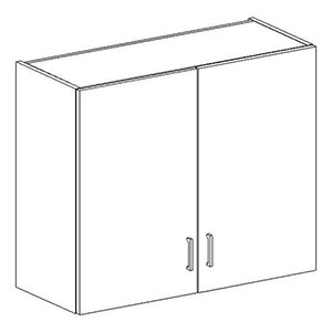 Series 3614CA-DDWC Essentials  Wall Cabinets With Tempered Glass Fronts