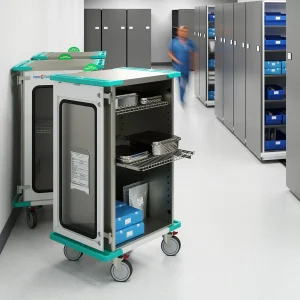 Narrow Closed Case Cart